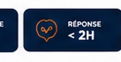 Réponse en moins de 2h